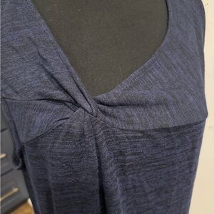 Elegant Navy Blue Women's Tank Top